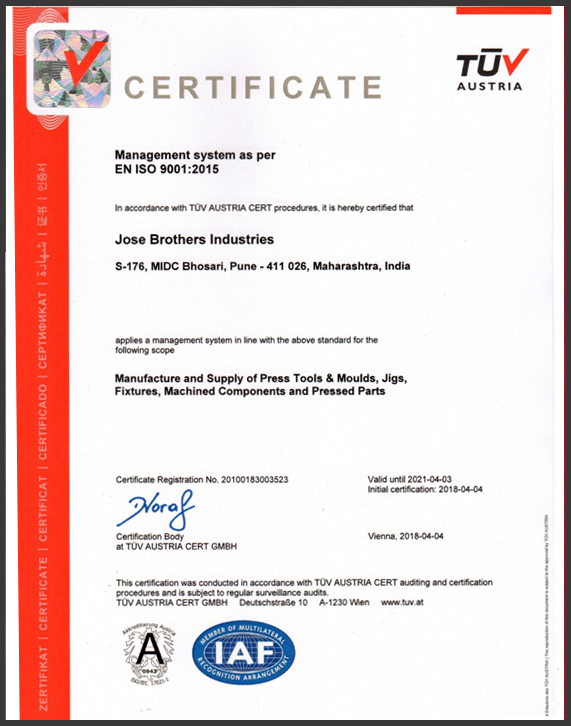 An ISO 9001 : 2008 Certified Company